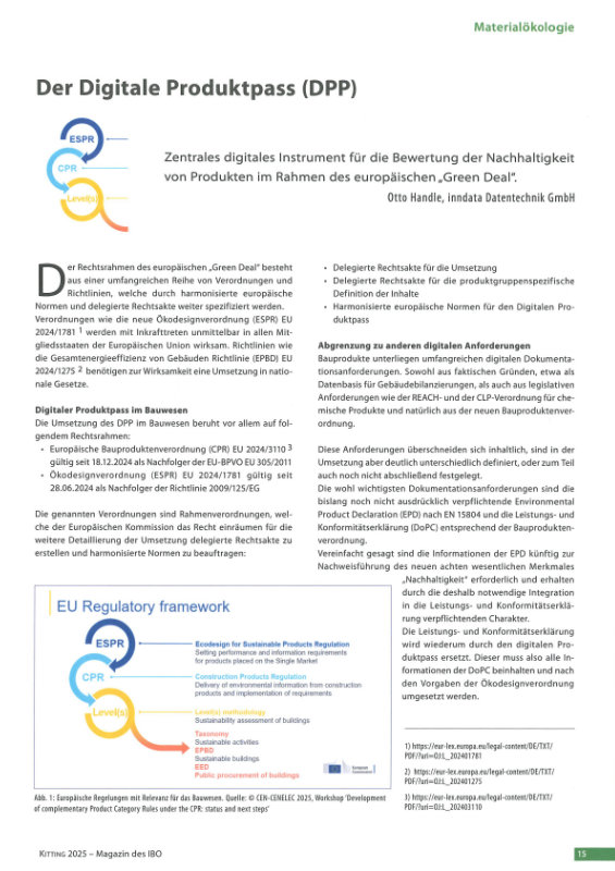 Der Digitale Produktpass (DPP)